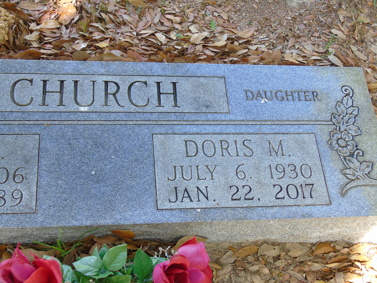 Headstone for Church, Doris M